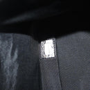 CHANEL Choco Bar Tote Bag Canvas Black Silver CC Auth 146496-19