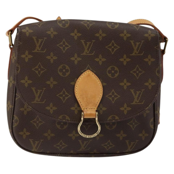 LOUIS VUITTON Monogram Saint Cloud GM Shoulder Bag M51242 LV Auth 146497