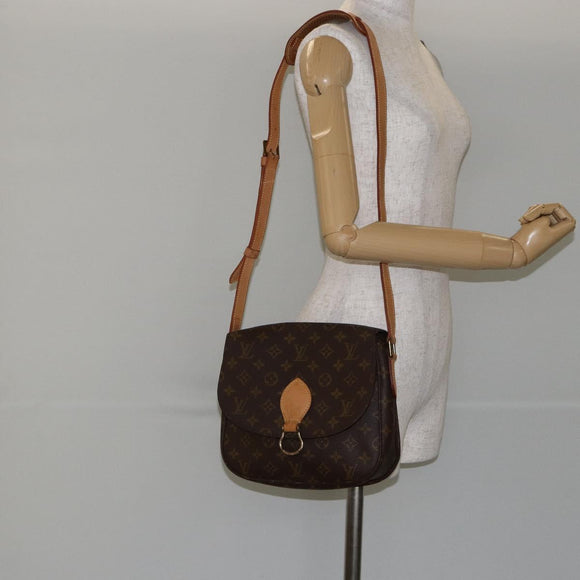 LOUIS VUITTON Monogram Saint Cloud GM Shoulder Bag M51242 LV Auth 146497