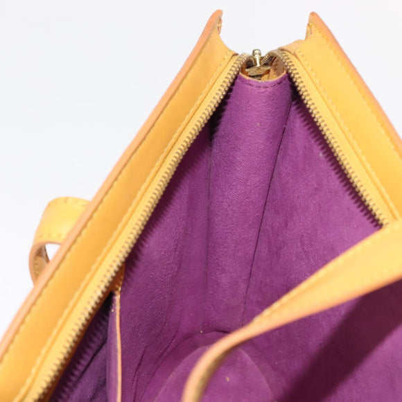 LOUIS VUITTON Epi Saint Jacques Hand Bag Yellow M52279 LV Auth 146502