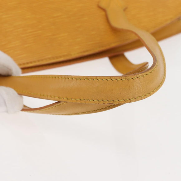 LOUIS VUITTON Epi Saint Jacques Hand Bag Yellow M52279 LV Auth 146502