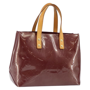 LOUIS VUITTON Monogram Vernis Reade PM Hand Bag Purple Viole M93578 Auth 146503