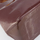 LOUIS VUITTON Monogram Vernis Reade PM Hand Bag Purple Viole M93578 Auth 146503-14