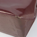 LOUIS VUITTON Monogram Vernis Reade PM Hand Bag Purple Viole M93578 Auth 146503-15