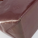LOUIS VUITTON Monogram Vernis Reade PM Hand Bag Purple Viole M93578 Auth 146503-16