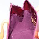 LOUIS VUITTON Monogram Vernis Reade PM Hand Bag Purple Viole M93578 Auth 146503-19