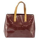 LOUIS VUITTON Monogram Vernis Reade PM Hand Bag Purple Viole M93578 Auth 146503-13