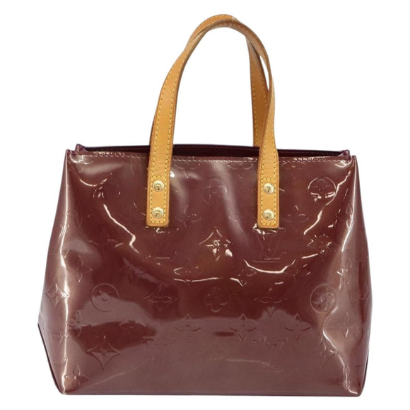 LOUIS VUITTON Monogram Vernis Reade PM Hand Bag Purple Viole M93578 Auth 146503