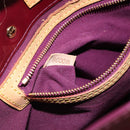 LOUIS VUITTON Monogram Vernis Reade PM Hand Bag Purple Viole M93578 Auth 146503-12