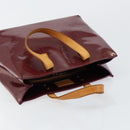 LOUIS VUITTON Monogram Vernis Reade PM Hand Bag Purple Viole M93578 Auth 146503-6