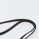 FENDI Zucca Canvas Shoulder Bag Black Brown Auth 146505-8