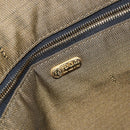 FENDI Zucca Canvas Vanity Hand Bag Black Brown Auth 146506-18