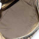 FENDI Zucca Canvas Vanity Hand Bag Black Brown Auth 146506-11