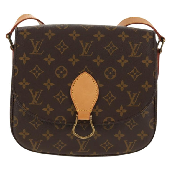 LOUIS VUITTON Monogram Saint Cloud GM Shoulder Bag M51242 LV Auth 146508A