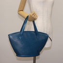 LOUIS VUITTON Epi Saint Jacques Shoulder Bag Blue M52275 LV Auth 146514-21
