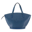 LOUIS VUITTON Epi Saint Jacques Shoulder Bag Blue M52275 LV Auth 146514-2