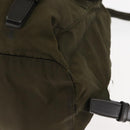 PRADA Backpack Nylon Khaki Auth 146518-18