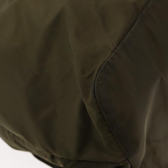 PRADA Backpack Nylon Khaki Auth 146518