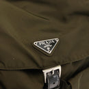 PRADA Backpack Nylon Khaki Auth 146518-21