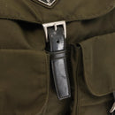 PRADA Backpack Nylon Khaki Auth 146518-10