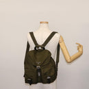 PRADA Backpack Nylon Khaki Auth 146518-27