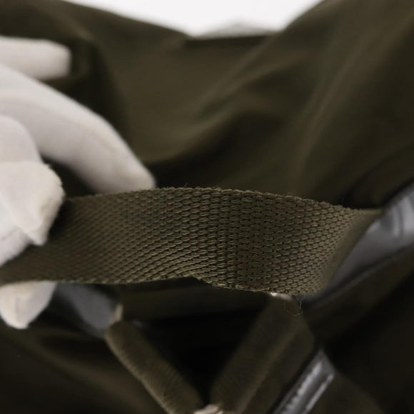 PRADA Backpack Nylon Khaki Auth 146518