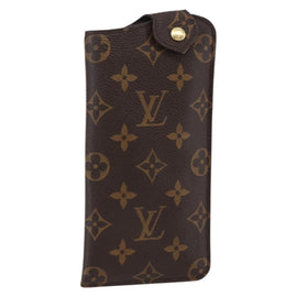 LOUIS VUITTON Monogram Etui Lunette MM Glasses Case M66544 LV Auth 146520