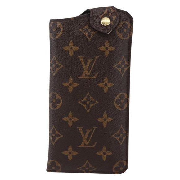 LOUIS VUITTON Monogram Etui Lunette MM Glasses Case M66544 LV Auth 146520