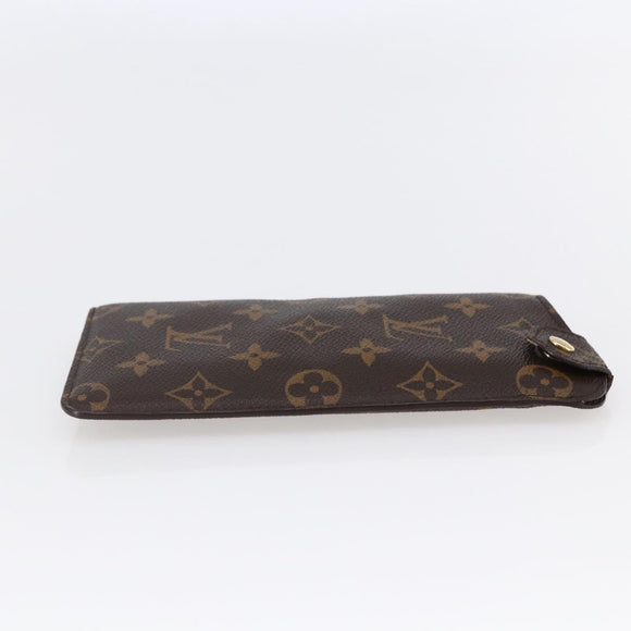 LOUIS VUITTON Monogram Etui Lunette MM Glasses Case M66544 LV Auth 146520