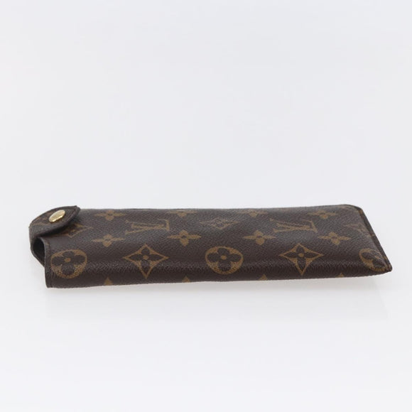 LOUIS VUITTON Monogram Etui Lunette MM Glasses Case M66544 LV Auth 146520