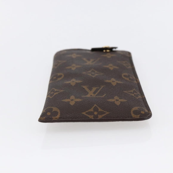 LOUIS VUITTON Monogram Etui Lunette MM Glasses Case M66544 LV Auth 146520