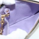 LOUIS VUITTON Multicolor Pochette Cles NM Coin Purse Black M60279 Auth 146522V-10