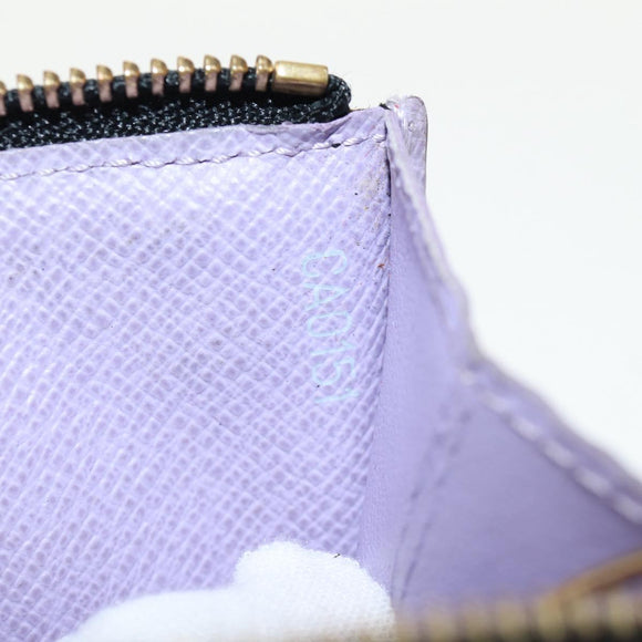 LOUIS VUITTON Multicolor Pochette Cles NM Coin Purse Black M60279 Auth 146522V