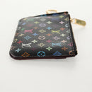 LOUIS VUITTON Multicolor Pochette Cles NM Coin Purse Black M60279 Auth 146522V-4