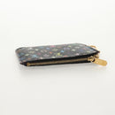 LOUIS VUITTON Multicolor Pochette Cles NM Coin Purse Black M60279 Auth 146522V-5