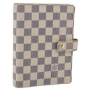 LOUIS VUITTON Damier Azur Agenda MM Day Planner Cover R20707 LV Auth 146523-1