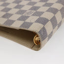 LOUIS VUITTON Damier Azur Agenda MM Day Planner Cover R20707 LV Auth 146523-16