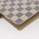 LOUIS VUITTON Damier Azur Agenda MM Day Planner Cover R20707 LV Auth 146523-17