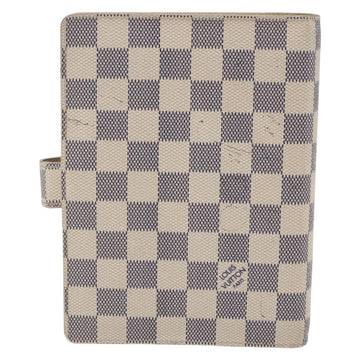 LOUIS VUITTON Damier Azur Agenda MM Day Planner Cover R20707 LV Auth 146523 - 0