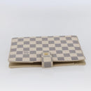 LOUIS VUITTON Damier Azur Agenda MM Day Planner Cover R20707 LV Auth 146523-3