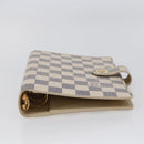 LOUIS VUITTON Damier Azur Agenda MM Day Planner Cover R20707 LV Auth 146523-6