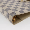 LOUIS VUITTON Damier Azur Agenda MM Day Planner Cover R20707 LV Auth 146523-15