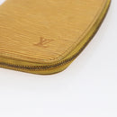 LOUIS VUITTON Epi Agenda Geot Travel Case Yellow M63879 LV Auth 146524-7