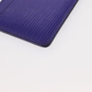 LOUIS VUITTON Epi Porte Cartes Simple Card Case Purple Fig M6032G LV Auth 146525-14