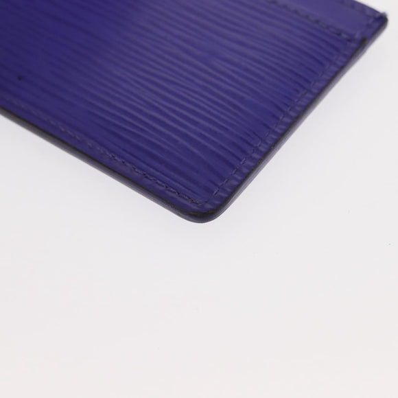 LOUIS VUITTON Epi Porte Cartes Simple Card Case Purple Fig M6032G LV Auth 146525