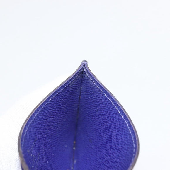 LOUIS VUITTON Epi Porte Cartes Simple Card Case Purple Fig M6032G LV Auth 146525