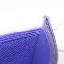 LOUIS VUITTON Epi Porte Cartes Simple Card Case Purple Fig M6032G LV Auth 146525-12