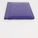 LOUIS VUITTON Epi Porte Cartes Simple Card Case Purple Fig M6032G LV Auth 146525-4