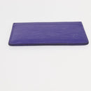 LOUIS VUITTON Epi Porte Cartes Simple Card Case Purple Fig M6032G LV Auth 146525-6