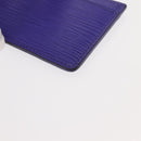 LOUIS VUITTON Epi Porte Cartes Simple Card Case Purple Fig M6032G LV Auth 146525-8